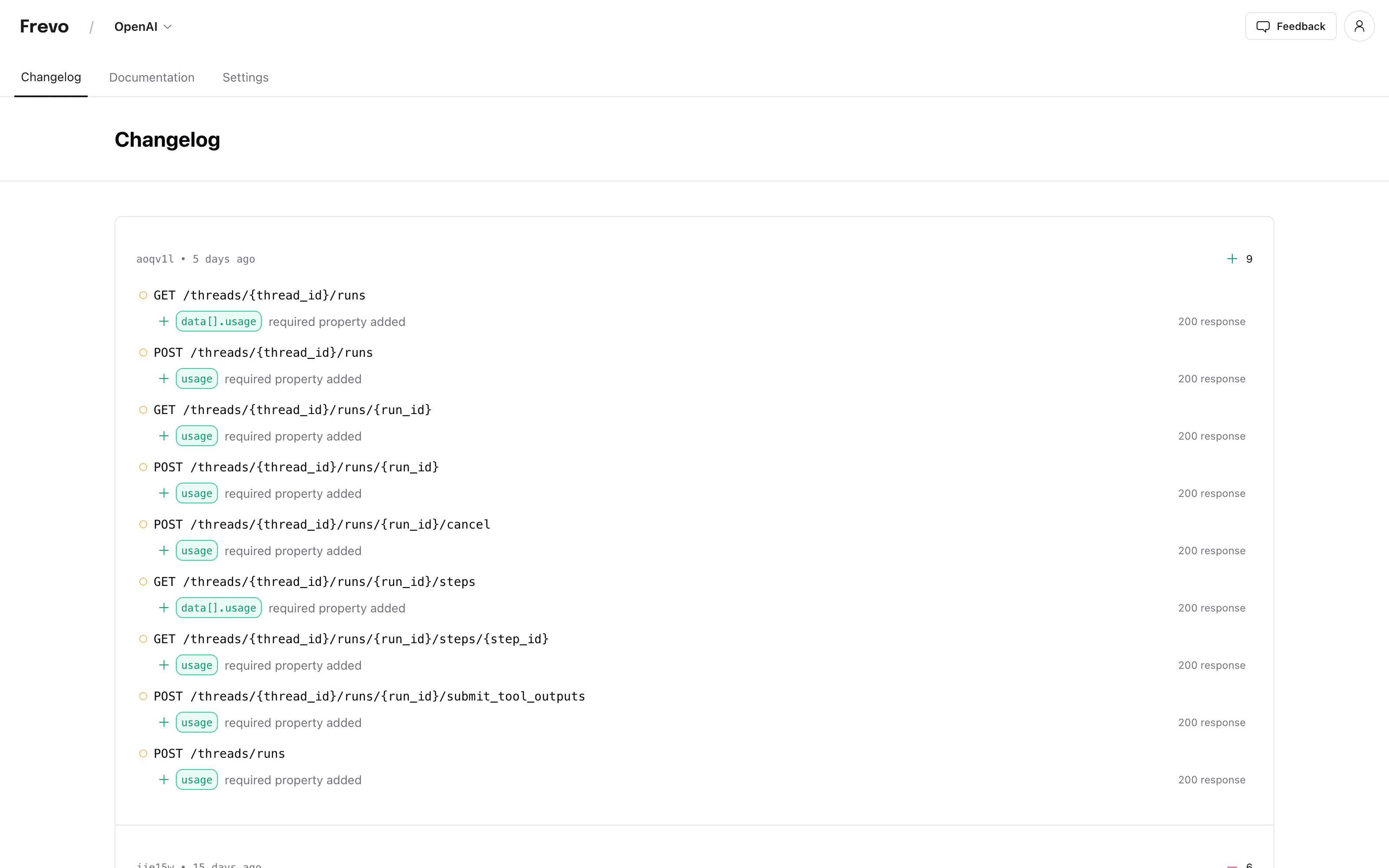 Frevo — application interface